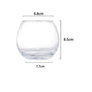 GobekUsa 400ml Transparent Glass Coffee Mug for Home Bar Party Cocktails