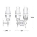 GobekUsa Gold Lustre Glass Chandelier: Modern Luxury Pendant for Living, Dining, Bedroom