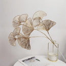 GobekUsa Ginkgo Leaf Branch Artificial Flowers Home Decor
