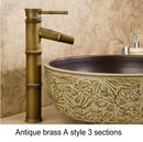 GobekUsa Brass Basin Mixer Tap: Waterfall Faucet in Antique Bronze Black Finish