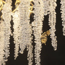 GobekUsa Crystal Chandelier: Postmodern Luxury Pendant Light for Living Room, Bedroom, and Dining Room