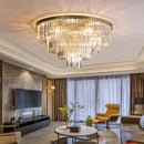 GobekUsa Gold LED Crystal Ceiling Light: Luxury Home Decor Fixture