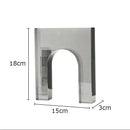 GobekUsa Geometric Crystal Arch Glass Sculpture Desk Decoration Ornament