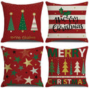 GobekUsa Christmas Linen Cushion Cover for Festive Home Decor in Living Room