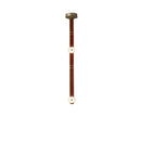 GobekUsa Leather Marble Ceiling Pendant Lights - Adjustable Hanging Lamp for Dining Room & Bedroom