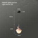 GobekUsa Glass Ball Pendant Lamp: Modern Nordic Light Fixture for Home Decor, Kitchen, Dining, Bedroom