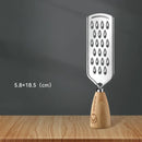 GobekUsa 3-in-1 Multifunctional Grater & Slicer for Kitchen - Wooden Handle