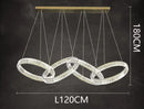 GobekUsa Crystal Chandelier Pendant Light for Living Room Dining Room Ceiling Lighting