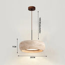 Japanese Wabi-Sabi Yellow Stone Pendant Light