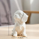 GobekUsa French Bulldog Ceramic Sculpture Miniature Figurine Desk Decoration Ornament