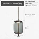 GobekUsa BROKIS Knot Glass Pendant Chandelier Luminaria Deco Bedside Lamp