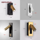 GobekUsa LED Wall Lamp: Rotatable Aluminum Sconces for Home and Hotel Bedroom-Living Room Decor