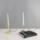 GobekUsa Geometric Gold Candlestick Holder Centerpiece