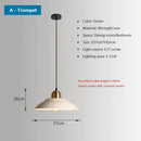 GobekUsa Iron Industrial Chandeliers, Nordic Pendant Light for Home, Retro Loft Hanging Lamps