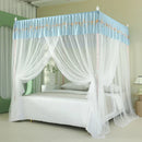 GobekUsa Large Space Mosquito Net with Bracket. Encrypt Mesh, Insect-Proof Bed Curtain for Household.