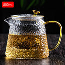 GobekUsa Glass Tea Pot Set for Kung Fu Tea and Coffee Brewing