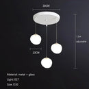 GobekUsa Glass Ball LED Pendant Lights for Home Decor, Living/Dining Room, Bar, & Stairs