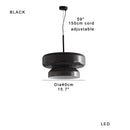 GobekUsa Large Glass Pendant Light Dining Table Kitchen Island Lamp