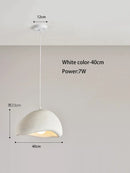 GobekUsa Cream Cloud Chandelier: Modern LED Pendant Lamp for Home, Restaurant, Bar