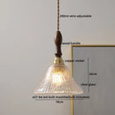 GobekUsa LED Glass Pendant Light Chandelier for Modern Living Dining Room