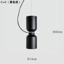 GobekUsa Forged Iron Chandelier Pendant Light E27 Indoor Decorative Lighting