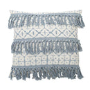 GobekUsa Blue Geometric Tufted Long Waist Pillowcase Set, 30x100cm