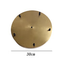 GobekUsa Brass Ceiling Plate Iron Pendant Lamp Bases - DIY Round Chassis Kit