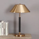 GobekUsa Copper Table Lamp with LED Bulb, Stylish Desk Light for Bedroom & Living Room