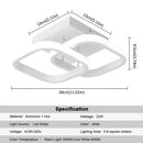 GobekUsa Acrylic LED Ceiling Lamp: Modern Nordic Chandelier for Living Dining Room & Aisle