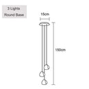 GobekUsa Crystal Ball Chandelier: Long Adjustable Staircase Pendant Light perfect for Home & Restaurant