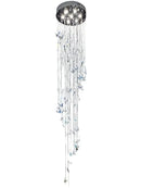 GobekUsa Crystals Pendant Light Indoor Chandelier - Minimalist Hanging Lamp for Modern Spaces