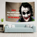 GobekUsa Joker Tapestry: Tarot Card Hippie Wall Art, Artist House Decoration