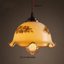 GobekUsa Green Glass LED Pendant Light for Home, Restaurant, Bar, and Loft Style Decor.