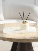 GobekUsa Calacatta Marble Vanity Tray for Perfume Candles Jewelry Luxury Home Decor