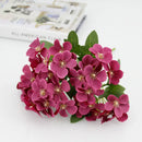 GobekUsa Begonia Silk Flower Bouquet - Home Soft Decoration Bouquet