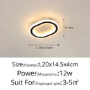 GobekUsa LED Strip Ceiling Lights for Bedroom Hallway Living Room Decor