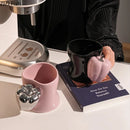 GobekUsa Chili Handle Cup & Saucer Porcelain Coffee Mug Tea Teacup Juice Cup