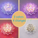GobekUsa Lotus Crystal LED Ceiling Lamp, Nordic Brights, Modern Style