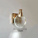 GobekUsa Crystal Bubble Wall Lamp: Modern Luxury Lighting for Bedroom, Living Room, and Aisle