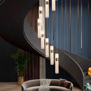 Nordic Multi-Light Iron And Acrylic Pendant Light