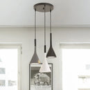 GobekUsa LED Chandeliers: 3 Pendant Lights Kitchen Dining Room Art Decor Hanging Lamp