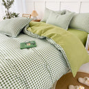 GobekUsa Lattice Plant Geometric Pattern Bedding Set with Sheet Pillows