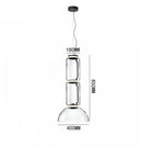 GobekUsa Heavy Glass Modern Chandelier Pendant Lamps for Living Room, Dining Room, and Store