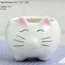 GobekUsa Animal Cartoon Ceramic Flowerpot for Nursery Planting - Cute Rabbit Elephant Sheep Octopus