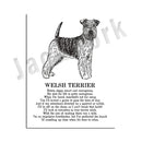 GobekUsa Dog Breed Poster featuring Rhodesian Ridgeback, Havanese, and More