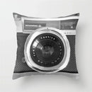 GobekUsa Black Camera Print Retro Cushion Cover for Home Sofa Chair