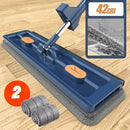 GobekUsa Easy Spin Mop with Long Handle for Hands-Free Floor Cleaning