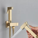 GobekUsa Brass Bidet Faucet Single Cold Water Toilet Handle Jet Sprayer Mixer