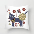 GobekUsa Hello Cat Pillow Cover - Modern Design for Home Decor - Cute & Cozy