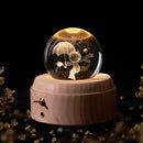 GobekUsa Crystal Ball Music Box: Rotating Light Projection, Birthday & Valentine's Day Gift